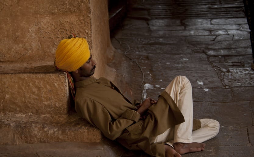 Jodhpur fort man