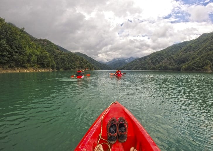 ridracoli dam kayaking