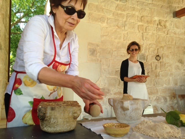 cooking class sicily Pina