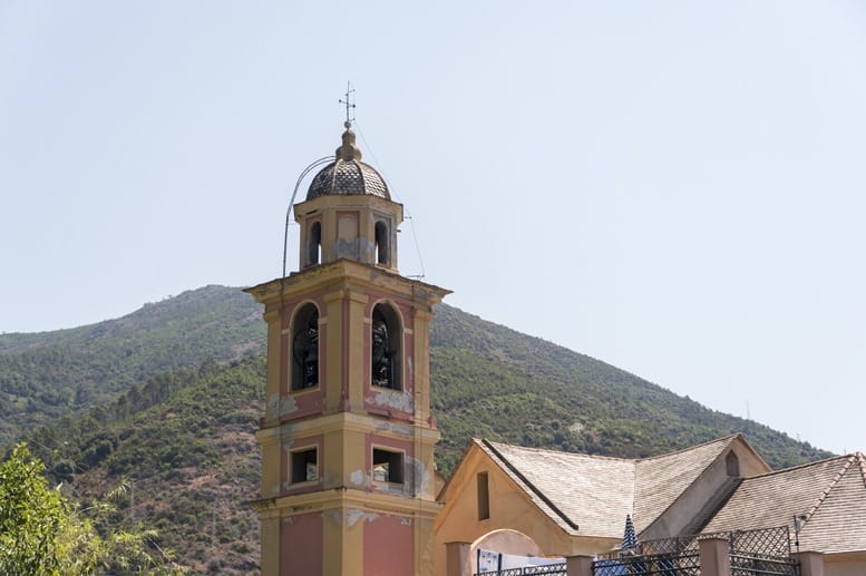Liguria church belltower