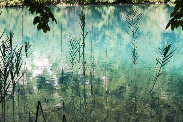 zadar to plitvice lake reflection