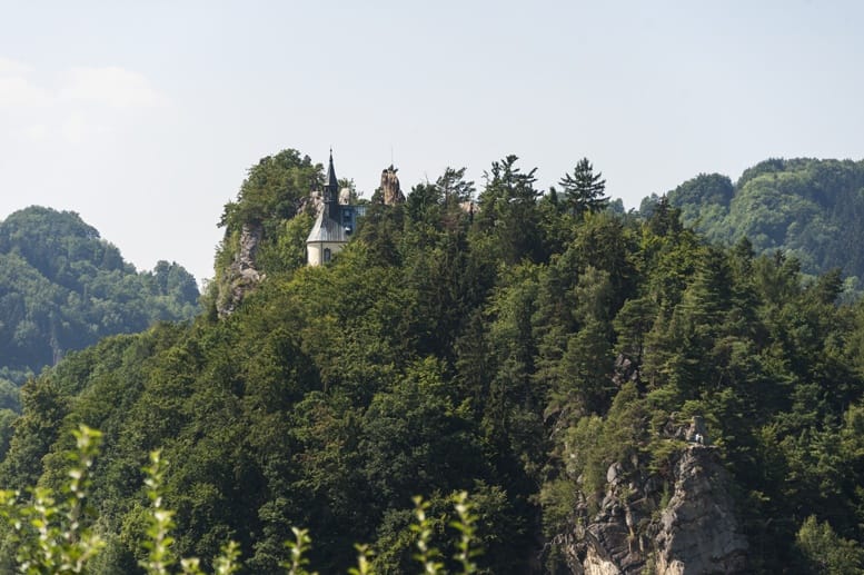 czech castle church mala skala