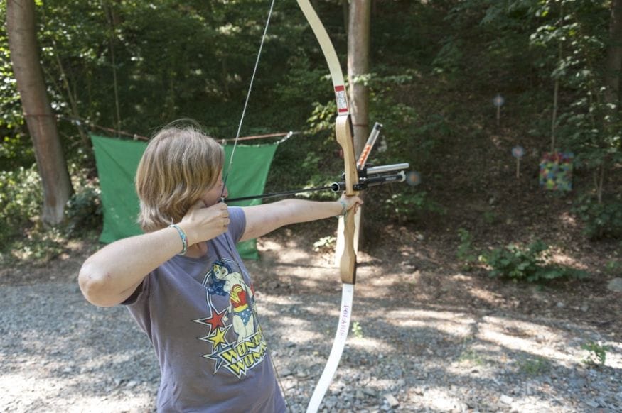 Archery lessons at Bozenov!