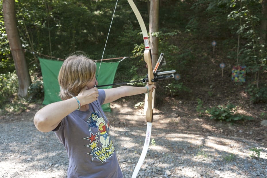 Archery lessons at Bozenov!