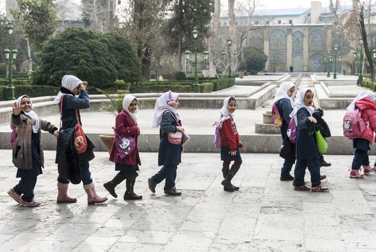iran tehran schoolgirls