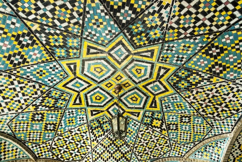 iran gollestan palace mosaic