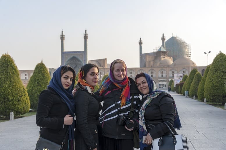visit iran isfahan friendly ladies