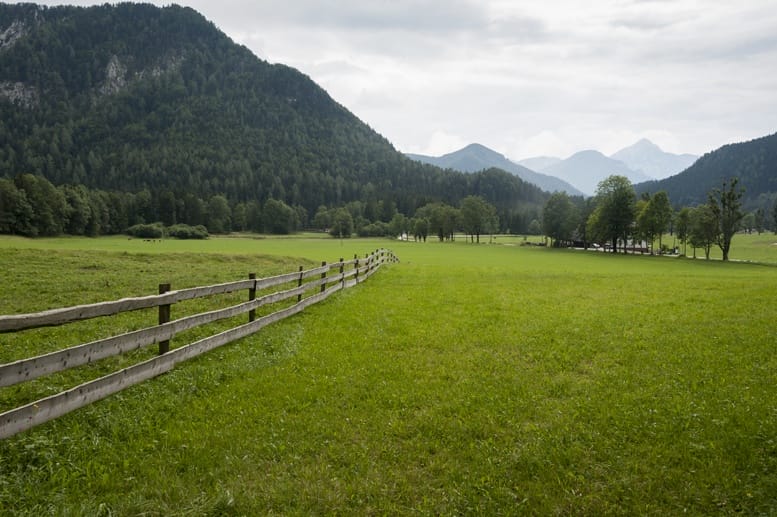 slovenia valley fence