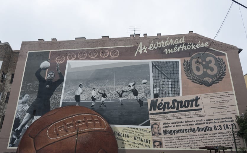 budapest hungary football street art