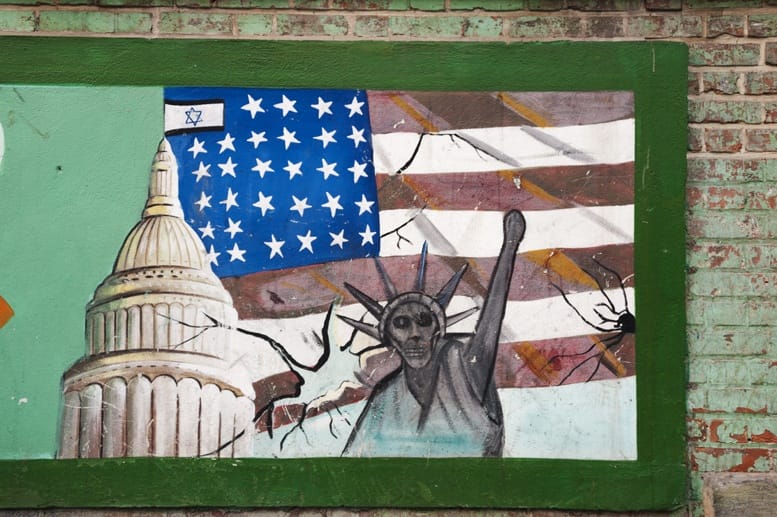 things to see in iran anti american graffiti 2