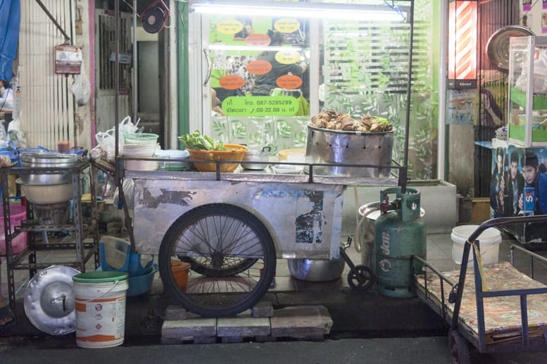 Bangkok street food cart