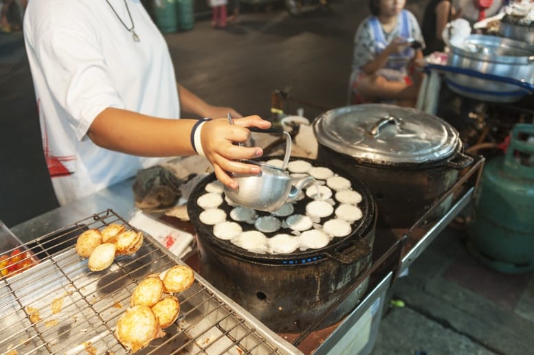 Bangkok coconut custard tarts