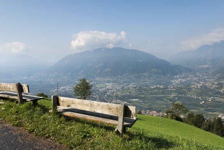 view over merano south tyrol