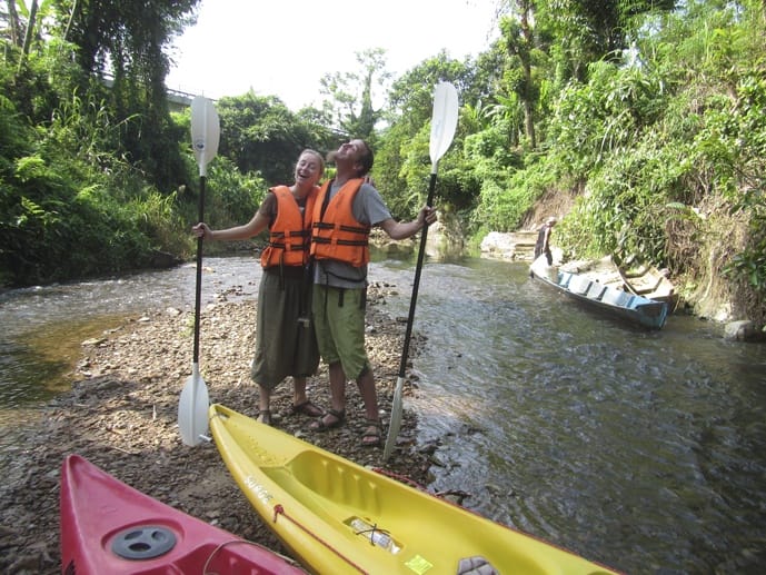 before kayaking semadang sarawak