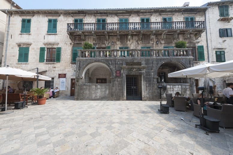 kotor old city square