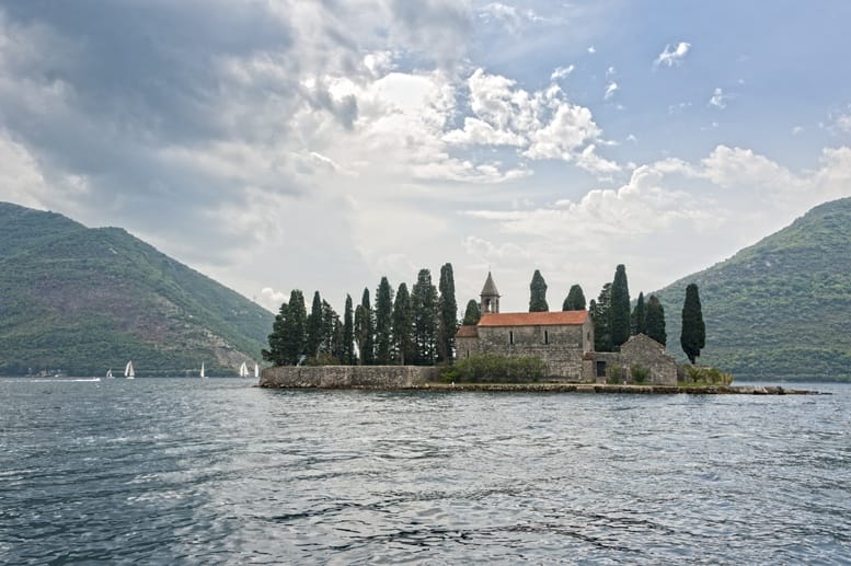 our lady of the rocks perast montenegro