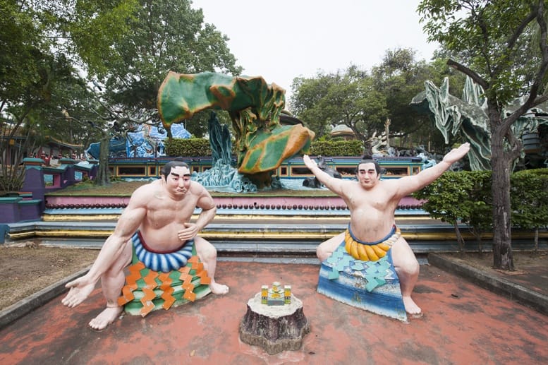 haw par villa singapore sumo fight