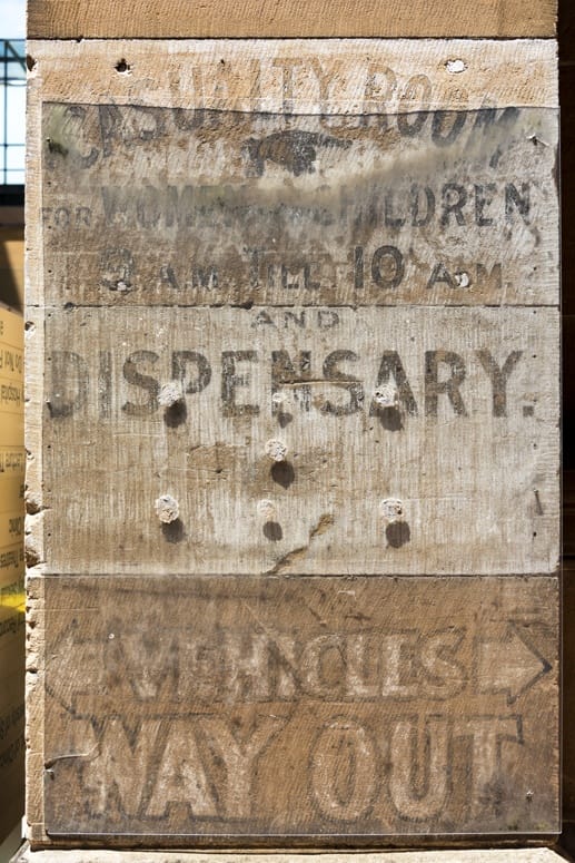 sydney hospital old sign