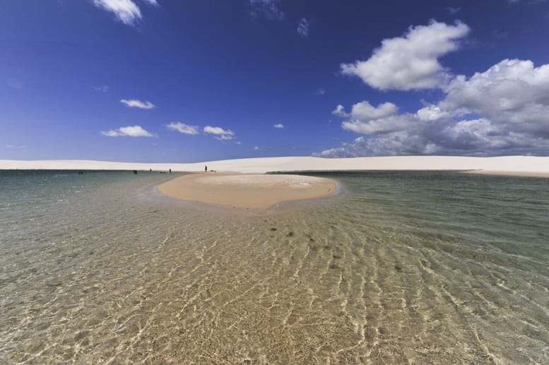 Lençois maranhenses national park water