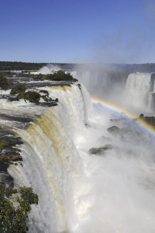iguazu waterfall rainbows