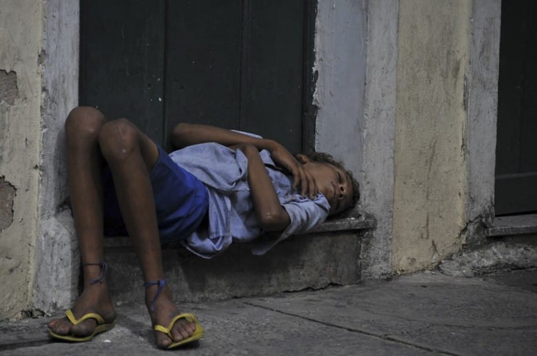salvador bahia brazil kid sleeping