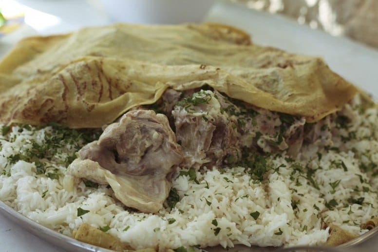 mansaf jordanian dish rice lamb