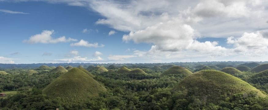 philippines bohol chocolate hills landscape