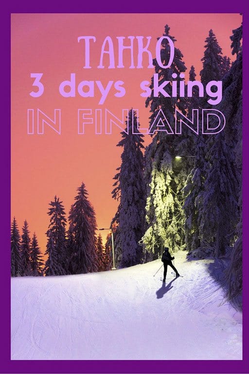 finland skiing pin