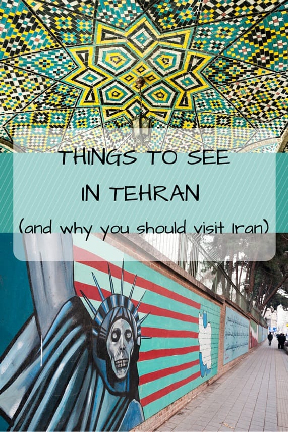 things to see in tehran pin