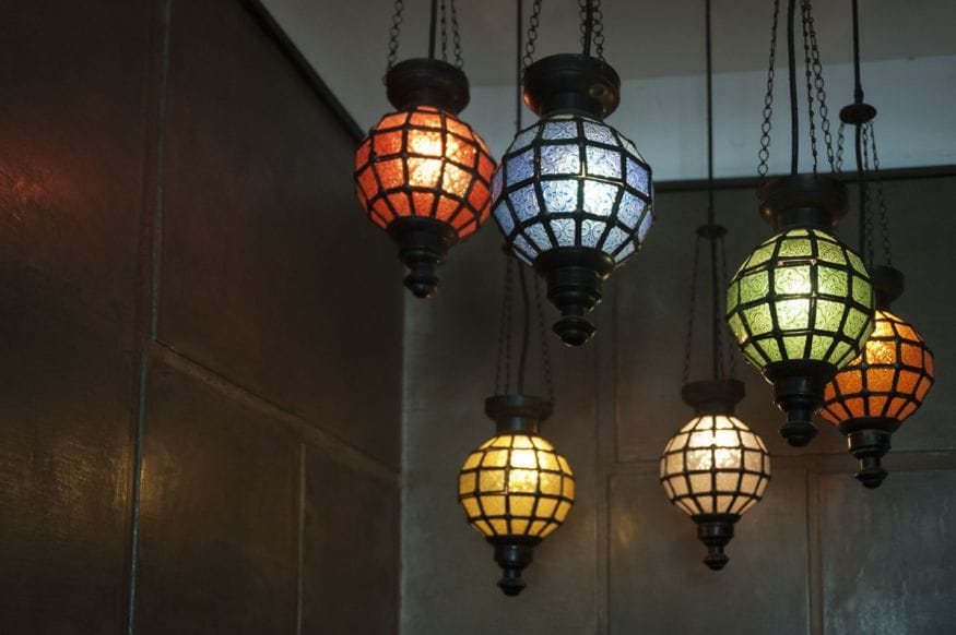 batik hotel lamps