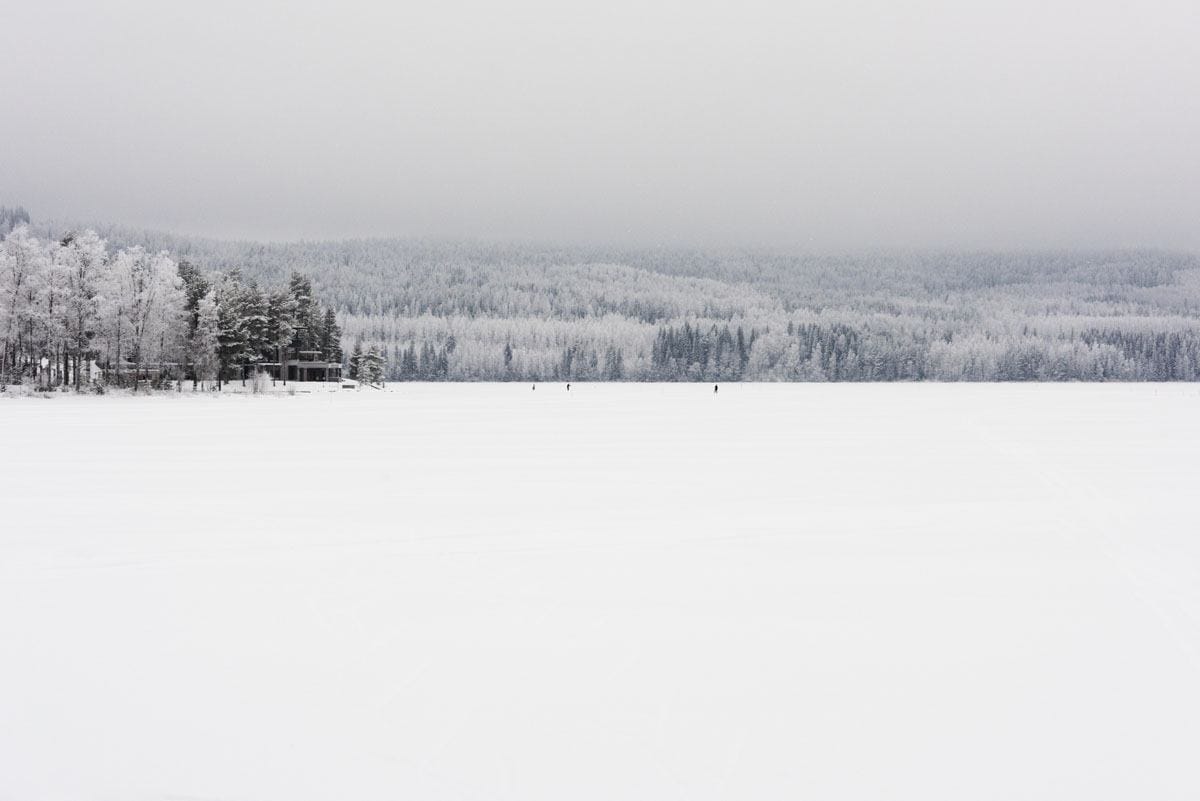frozen lake finland
