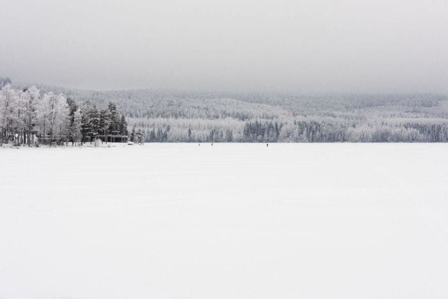 frozen lake finland