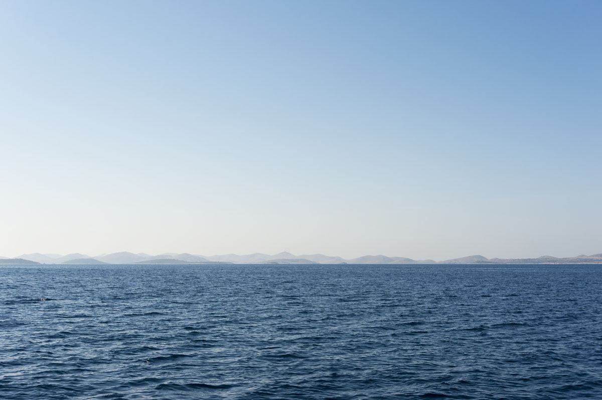 kornati islands croatia from afar