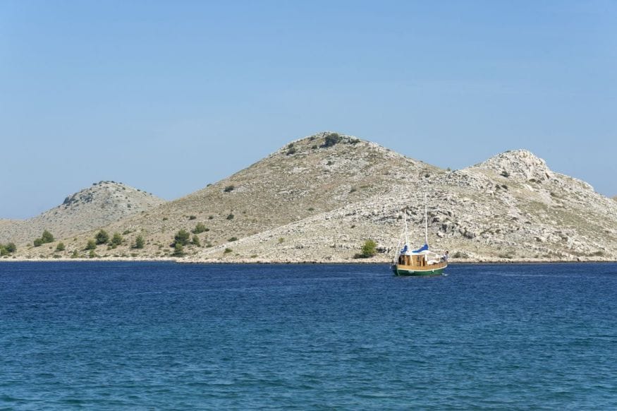 kornati islands croatia conical island