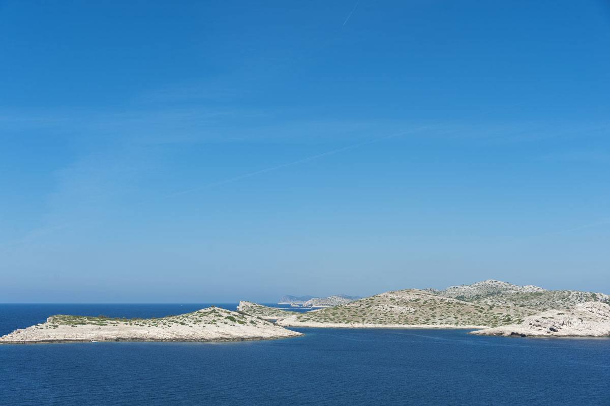 kornati islands croatia from above