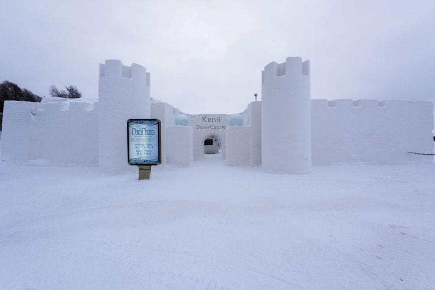visit kemi snow castle