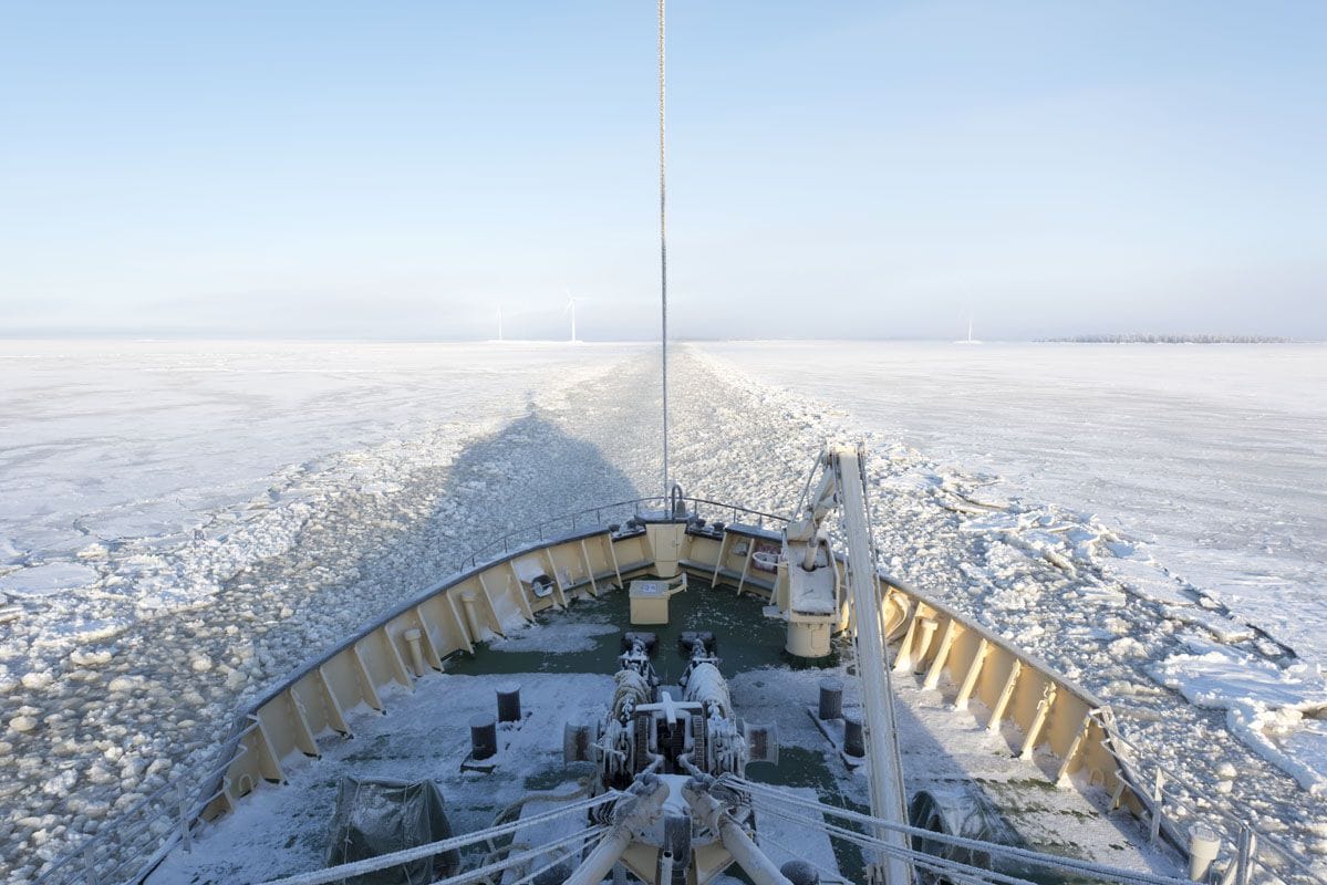 icebreaker sampo front of ship