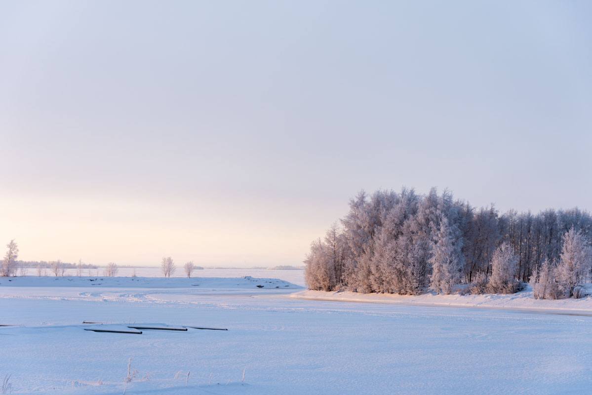 visit kemi finland winter pink sunset