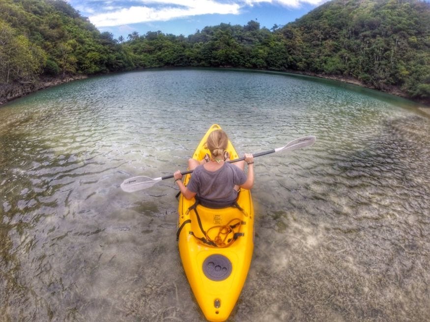kayaking danjugan lagoon