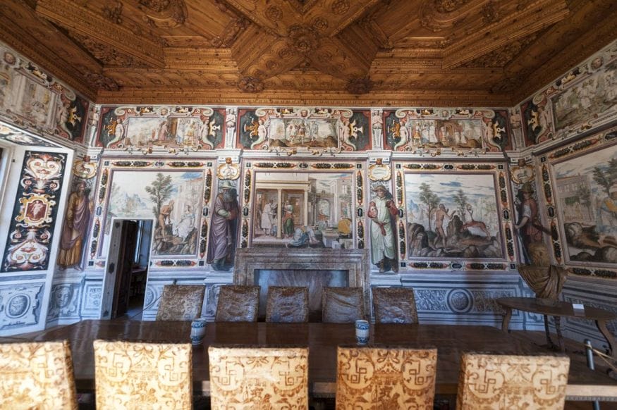 palazzo vertemate franchi renaissance frescoes
