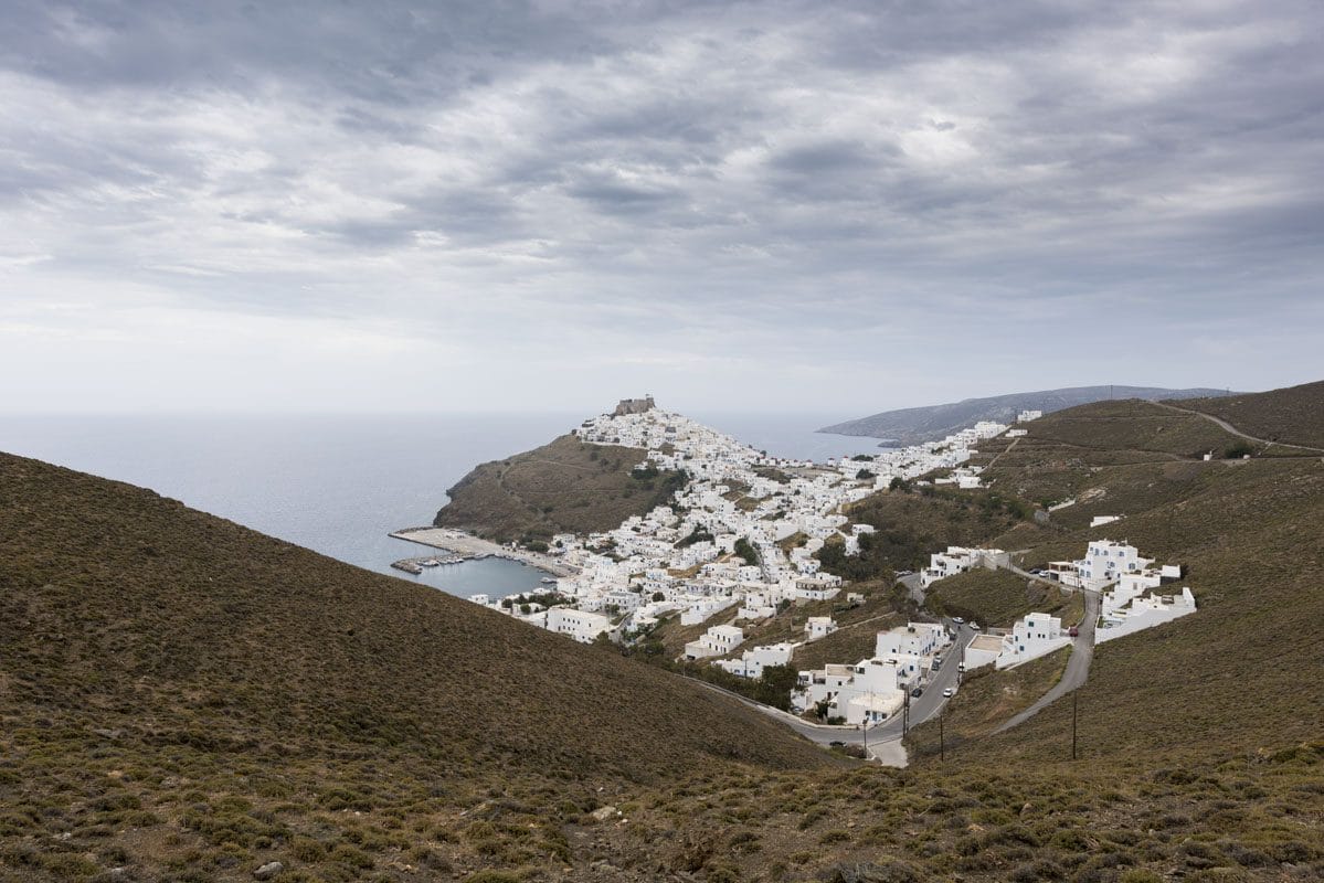 astypalea chora from mountains
