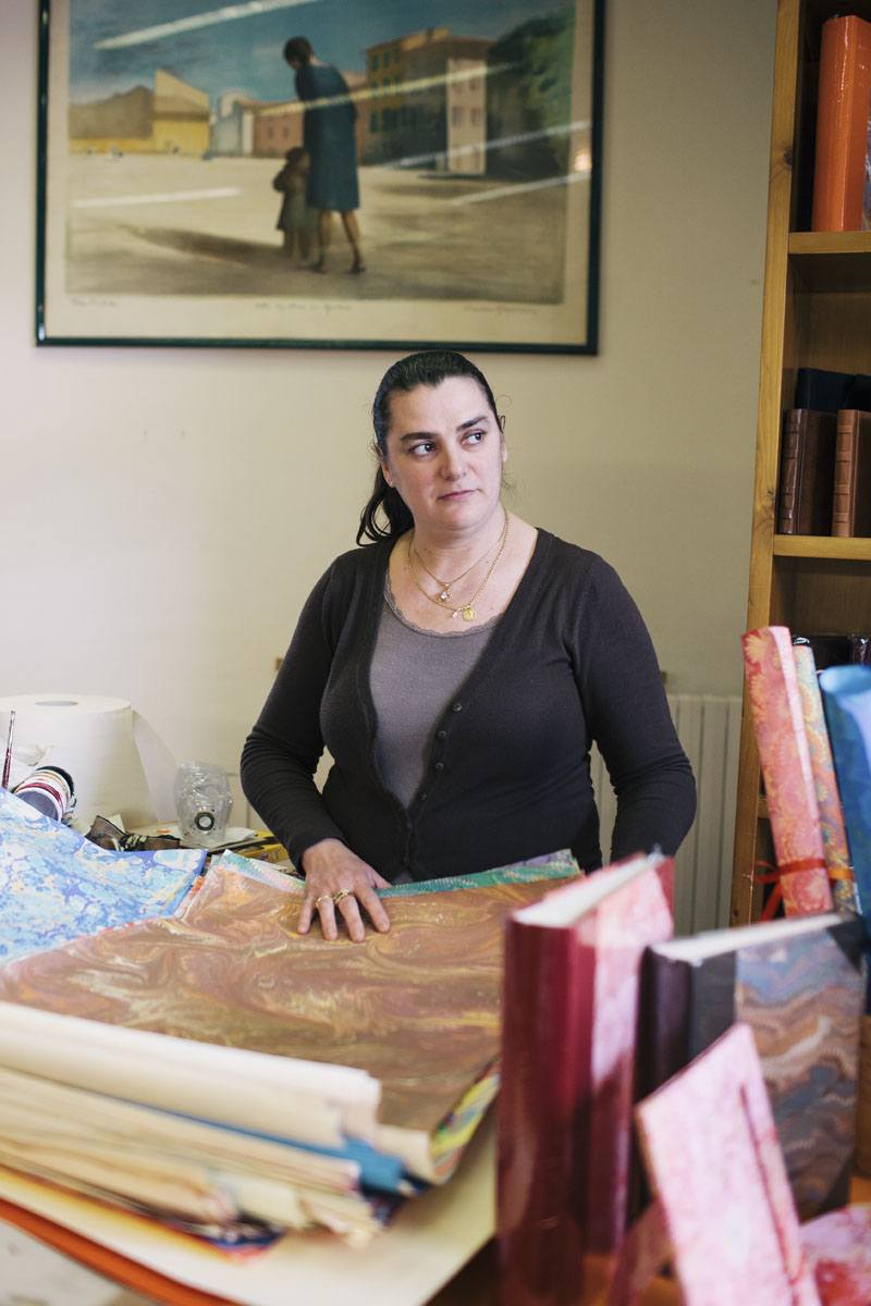 letizia luci marbleised paper florence