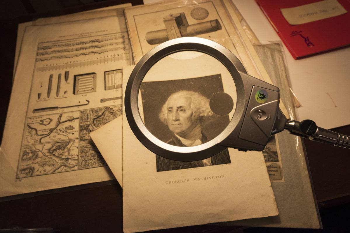 made in florence washington etching