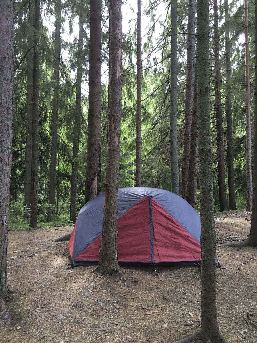 tent long distance hiking