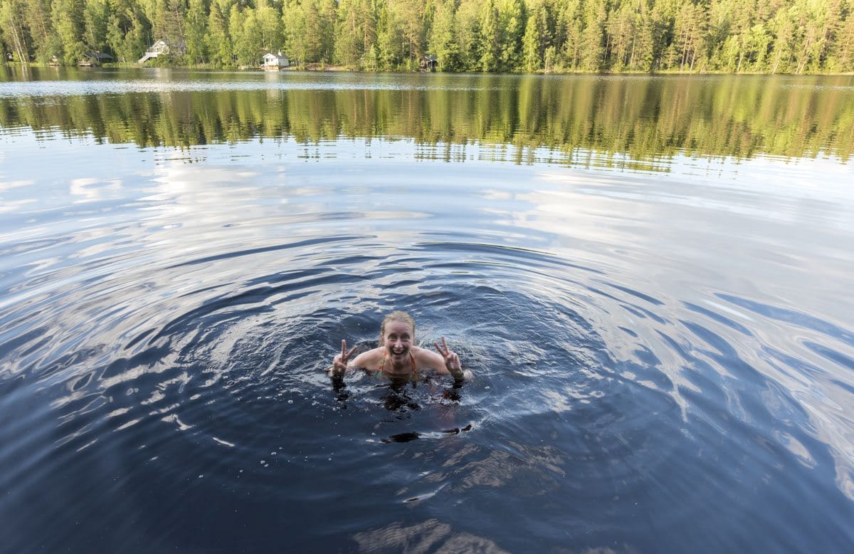 hawkhill nature lake swim