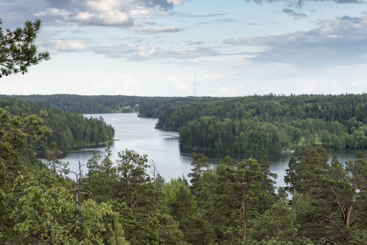 nuuksio lake above