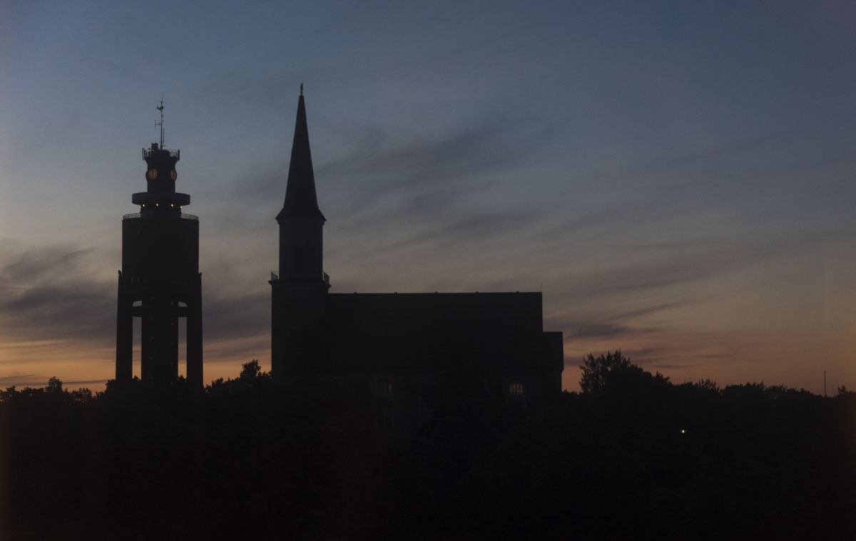 hanko-finland-watertower-church-sunset