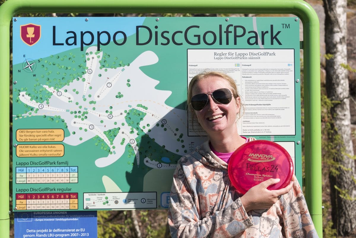 lappo-aland-frisbee-golf-sign