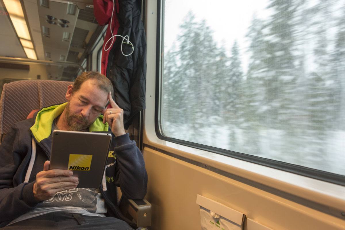 Finland nick on train