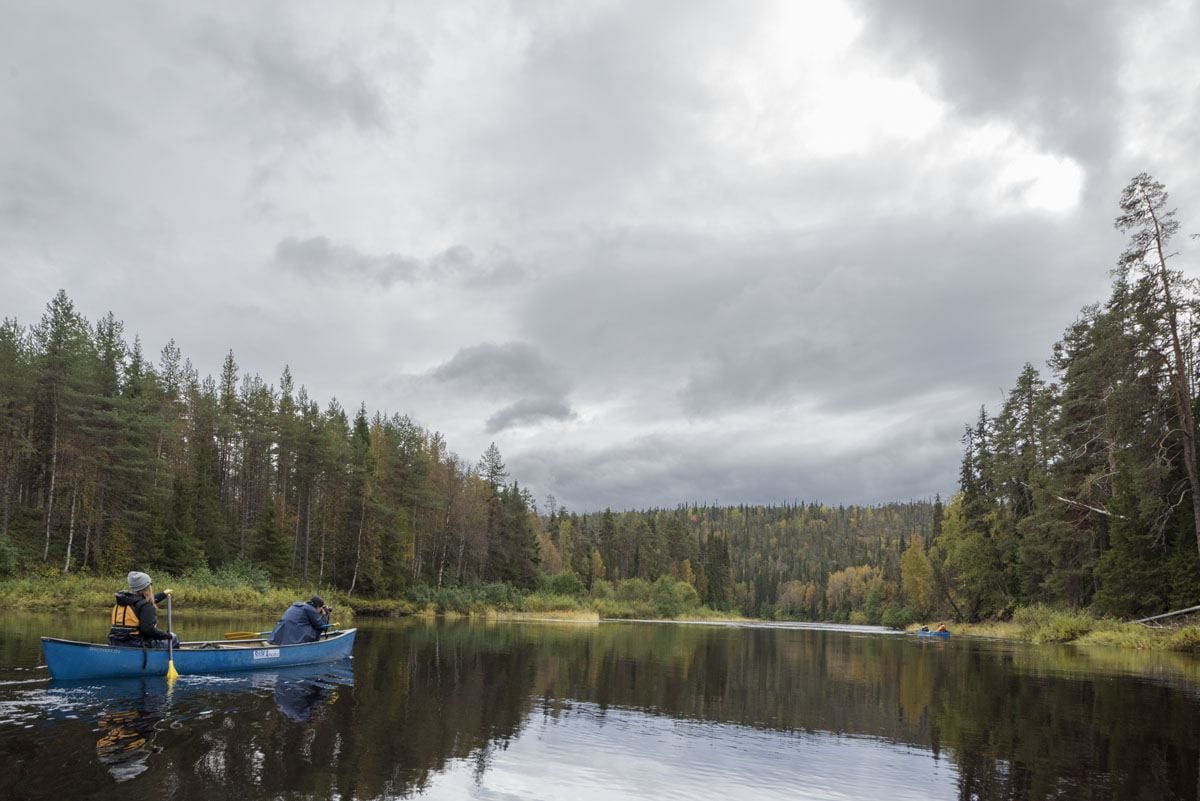 stopover-in-finland-kuusamo-river-canoeing